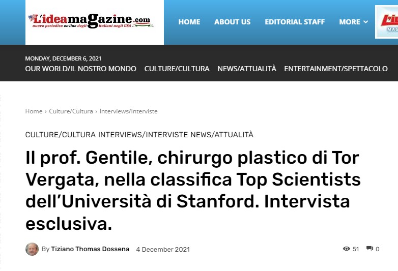 L’Idea Magazine | Intervista esclusiva al prof. Pietro Gentile