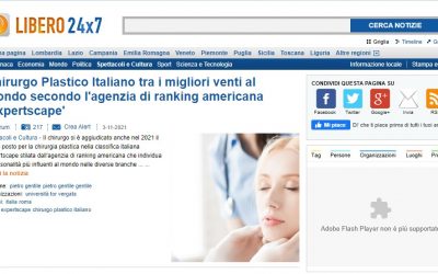 Miglior Chirurgo Plastico d’Italia 2021 secondo l’agenzia di ranking americana Expertscape
