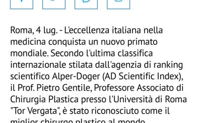 Il Tempo | Benessere, il miglior chirurgo plastico al mondo è italiano